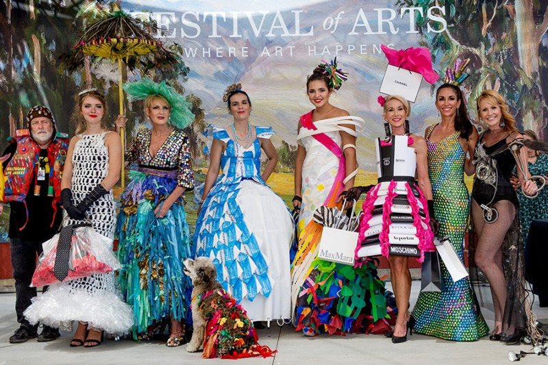 Recycled Fashions Rule the Runway at the Festival of Arts