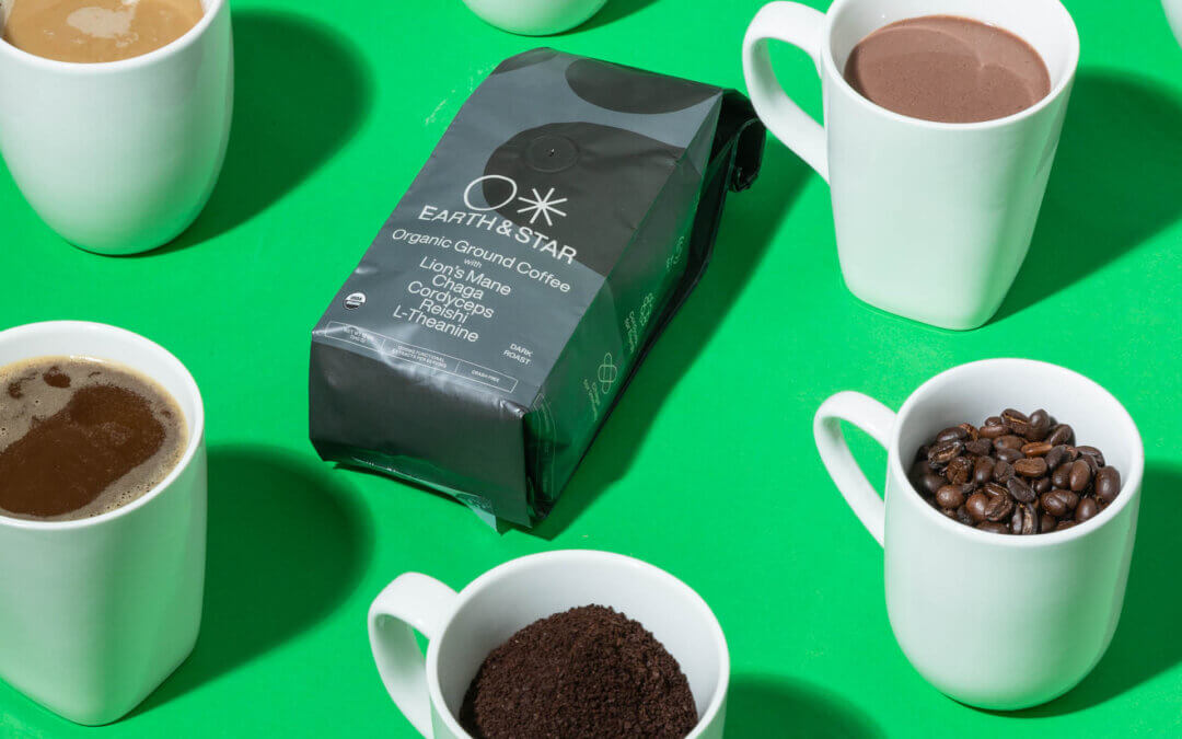 Earth & Star Launches Organic Ground Coffee, Dark Chocolates, and Tinctures